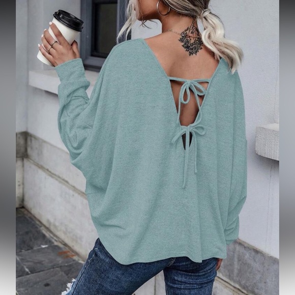 Tie back top - Picture 1 of 12